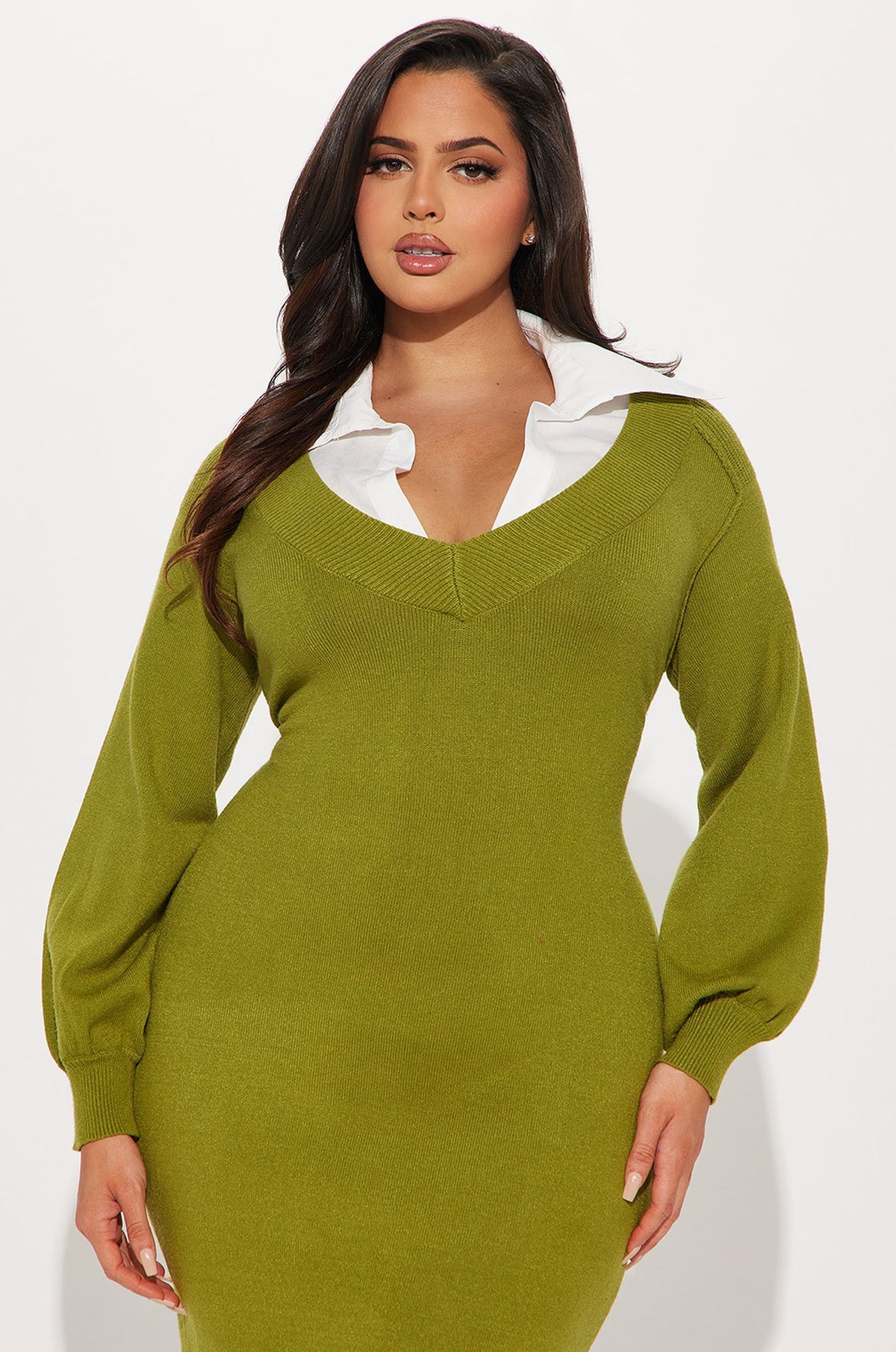 Waverly Collared Sweater Dress