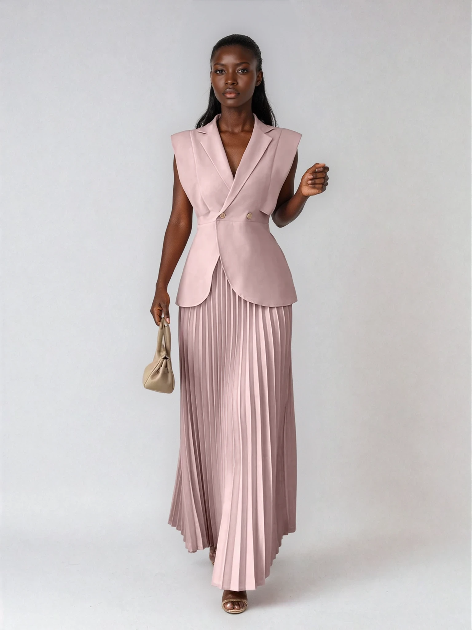 Celeste Ruffle Skirt Suit