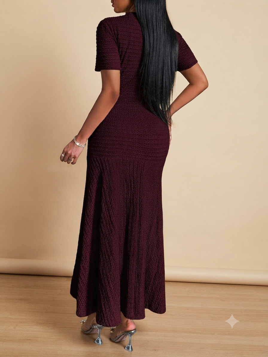 Azeen Short-Sleeve Dress