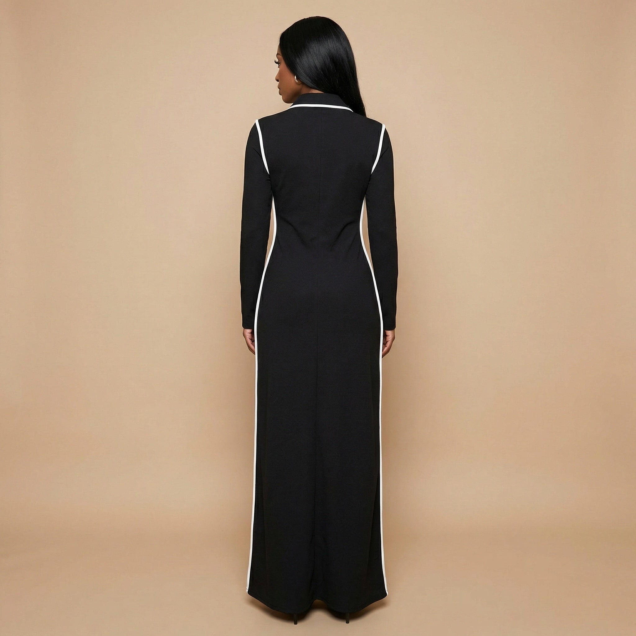 Malika High Neck Dress Set