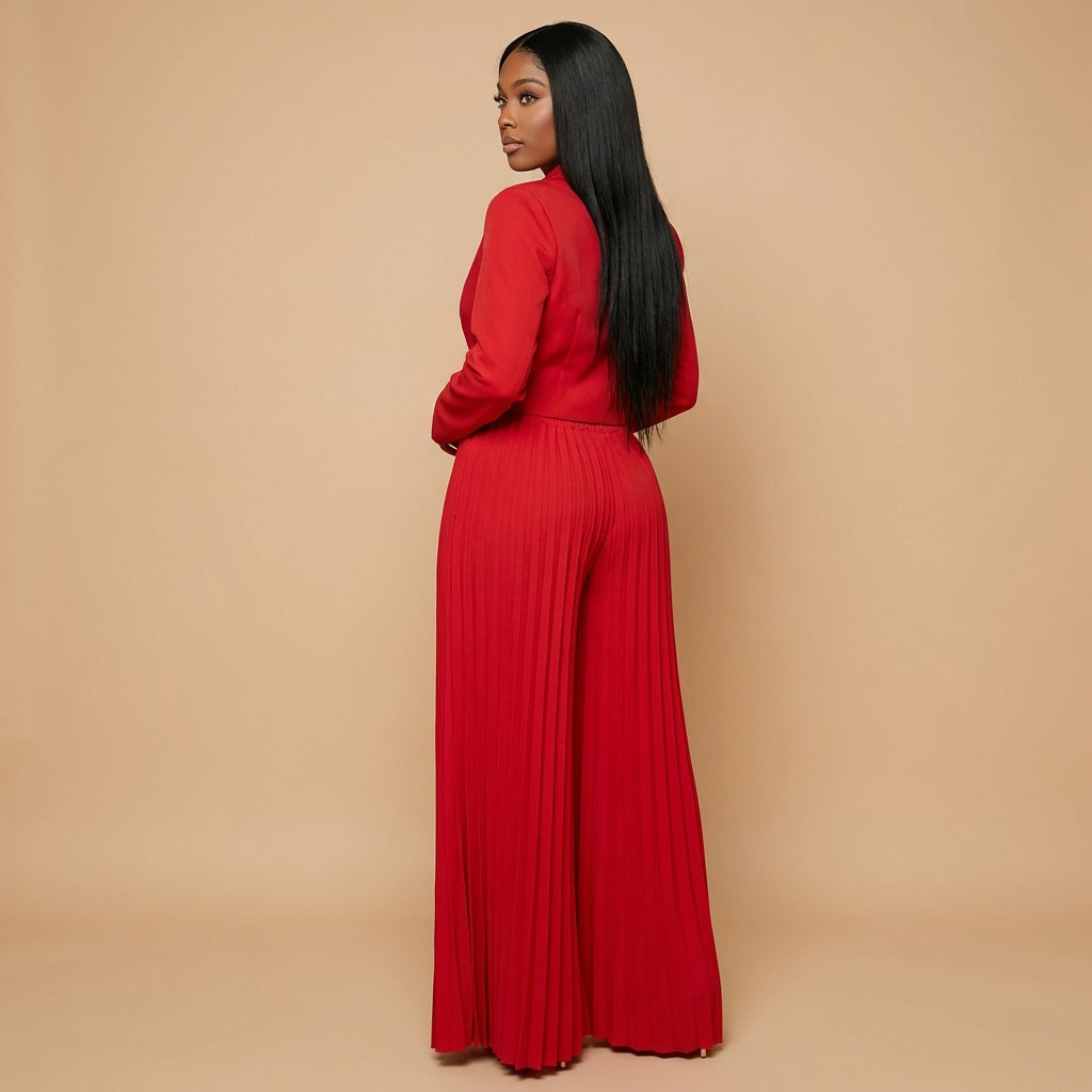 Charlotte Pleated Pant Set