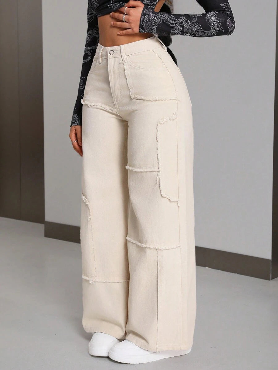 Isolide Wide Leg Jeans (SLIM)
