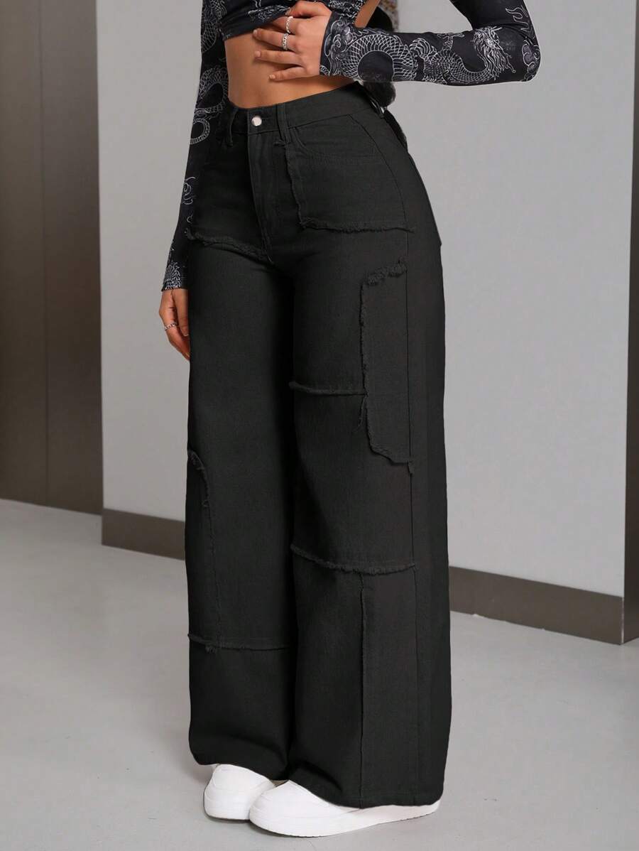 Isolide Wide Leg Jeans (SLIM)