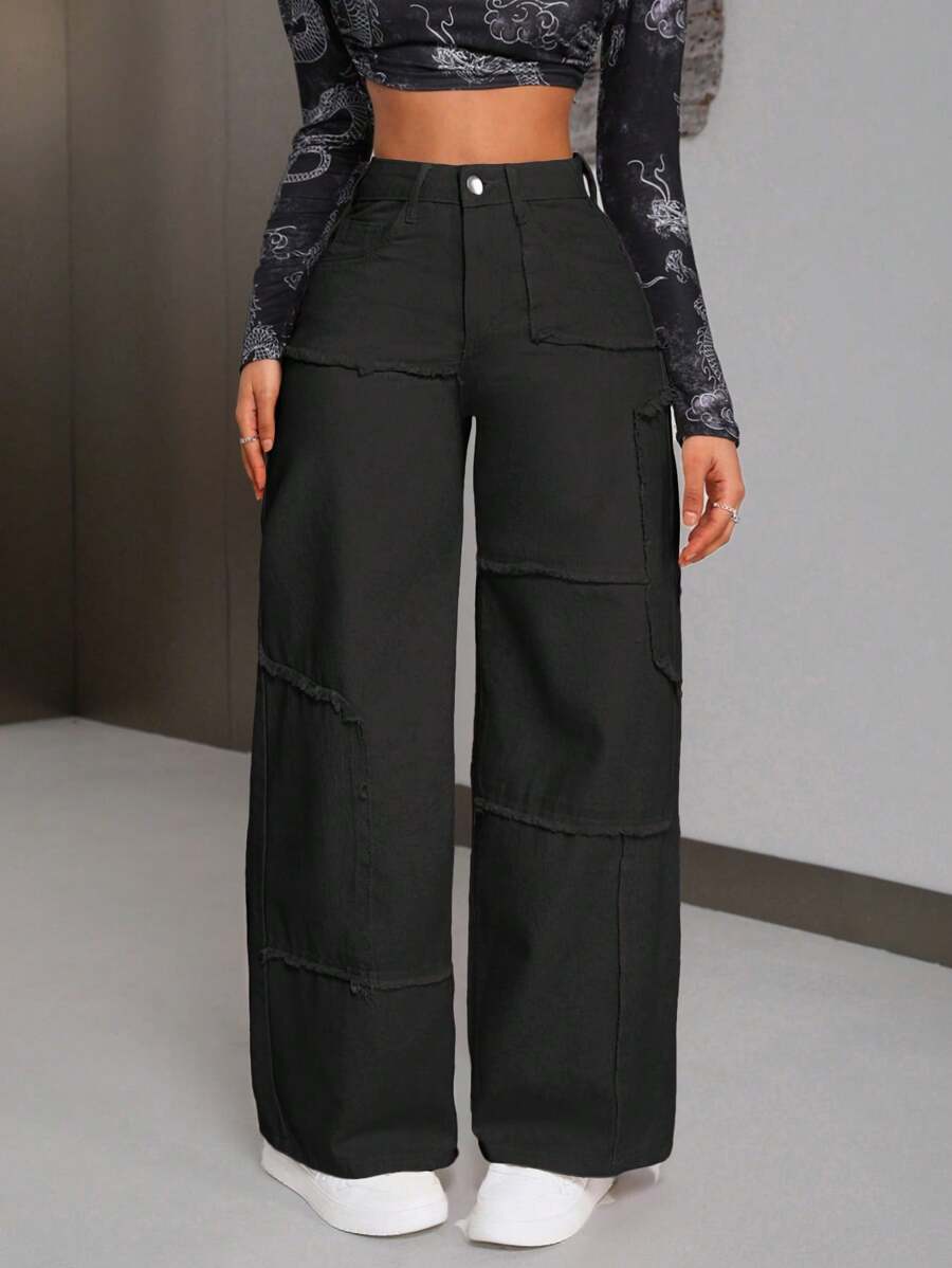 Isolide Wide Leg Jeans (SLIM)