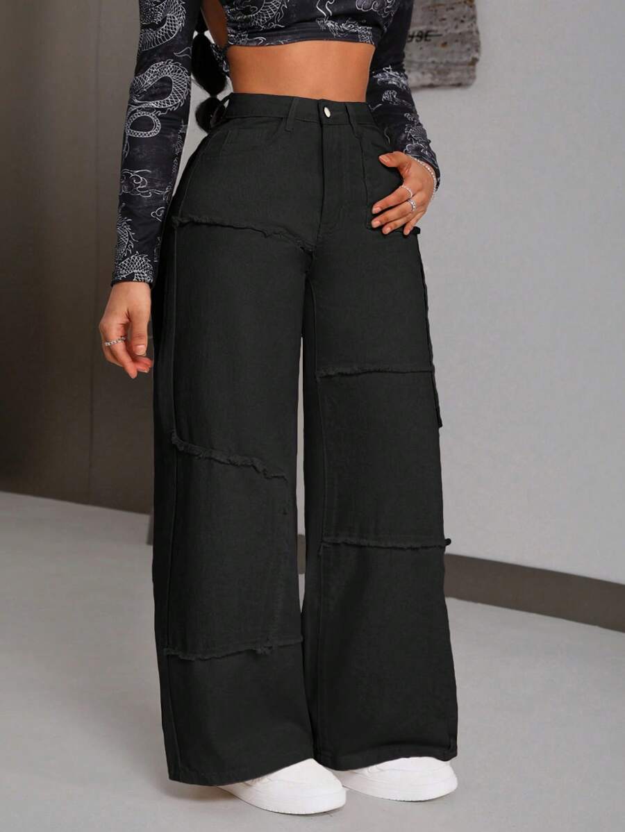 Isolide Wide Leg Jeans (SLIM)