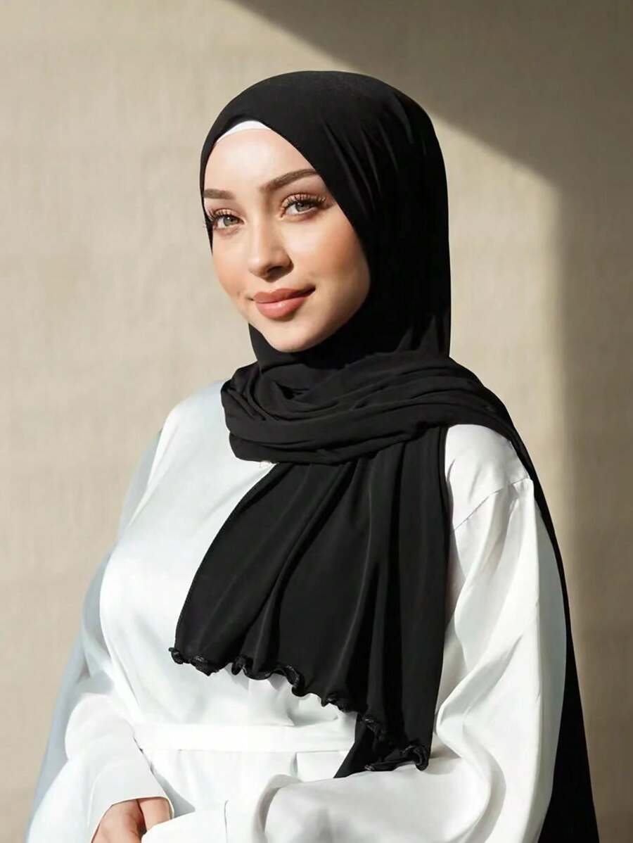 Frill Trimmed Scarf