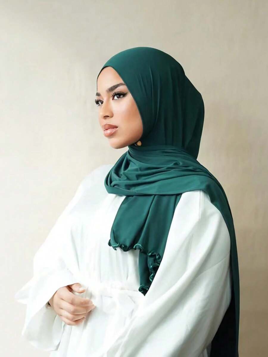Frill Trimmed Scarf