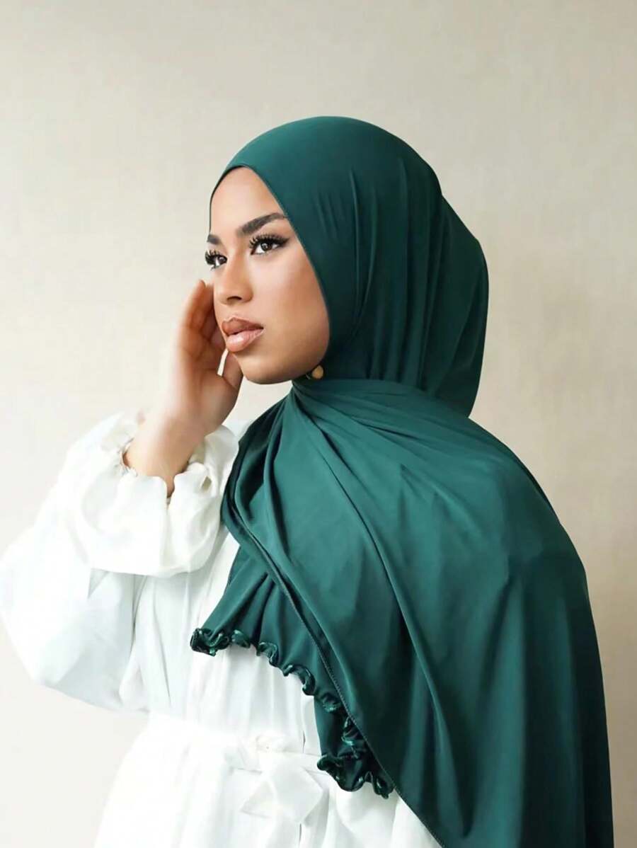 Frill Trimmed Scarf