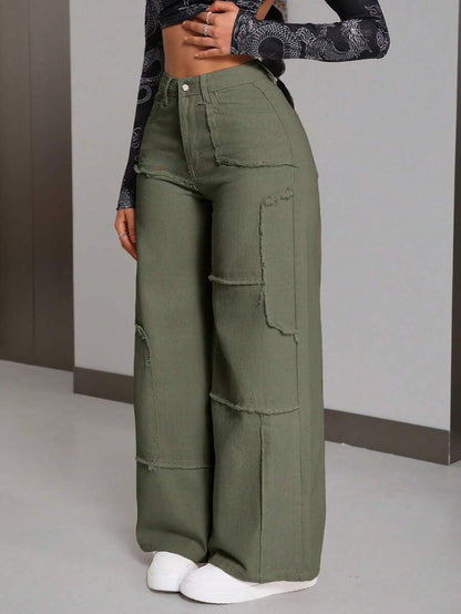 Isolide Wide Leg Jeans (SLIM)