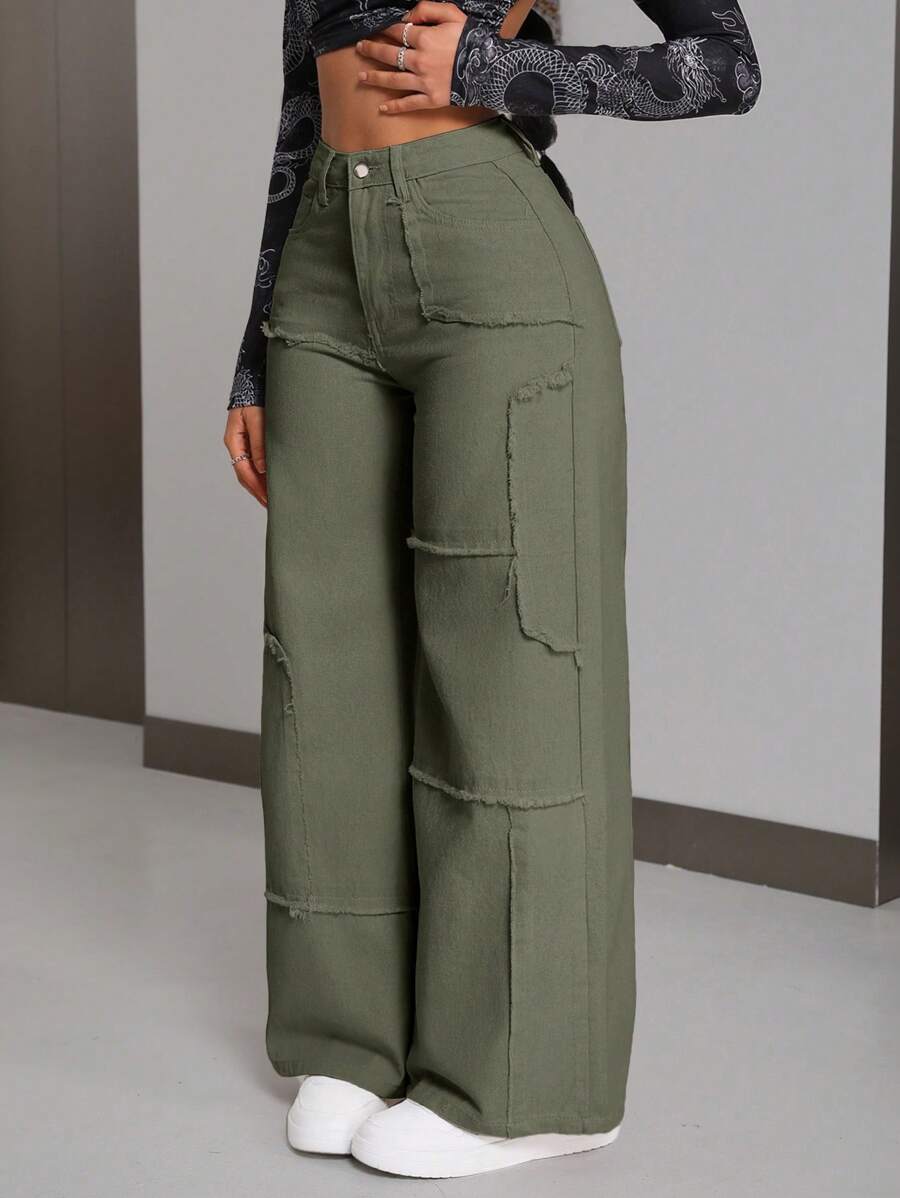 Isolide Wide Leg Jeans (SLIM)