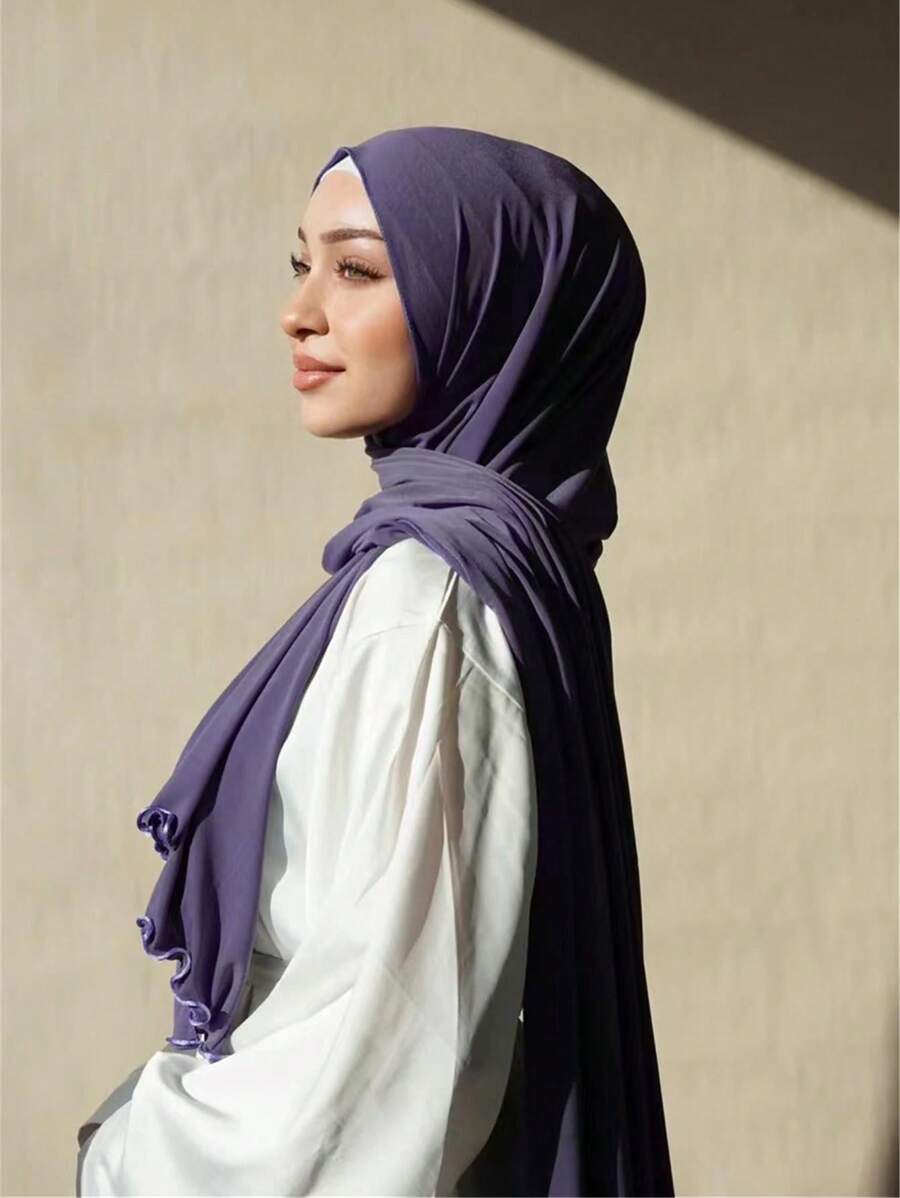 Frill Trimmed Scarf