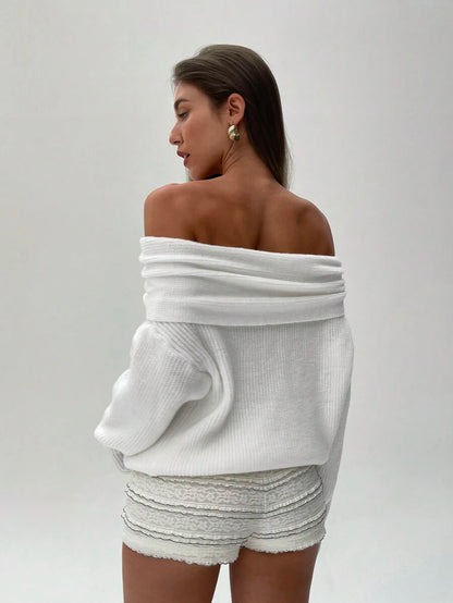 Rafiya Off Shoulder Sweater