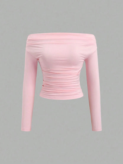 Maya Triple Off-Shoulder Top