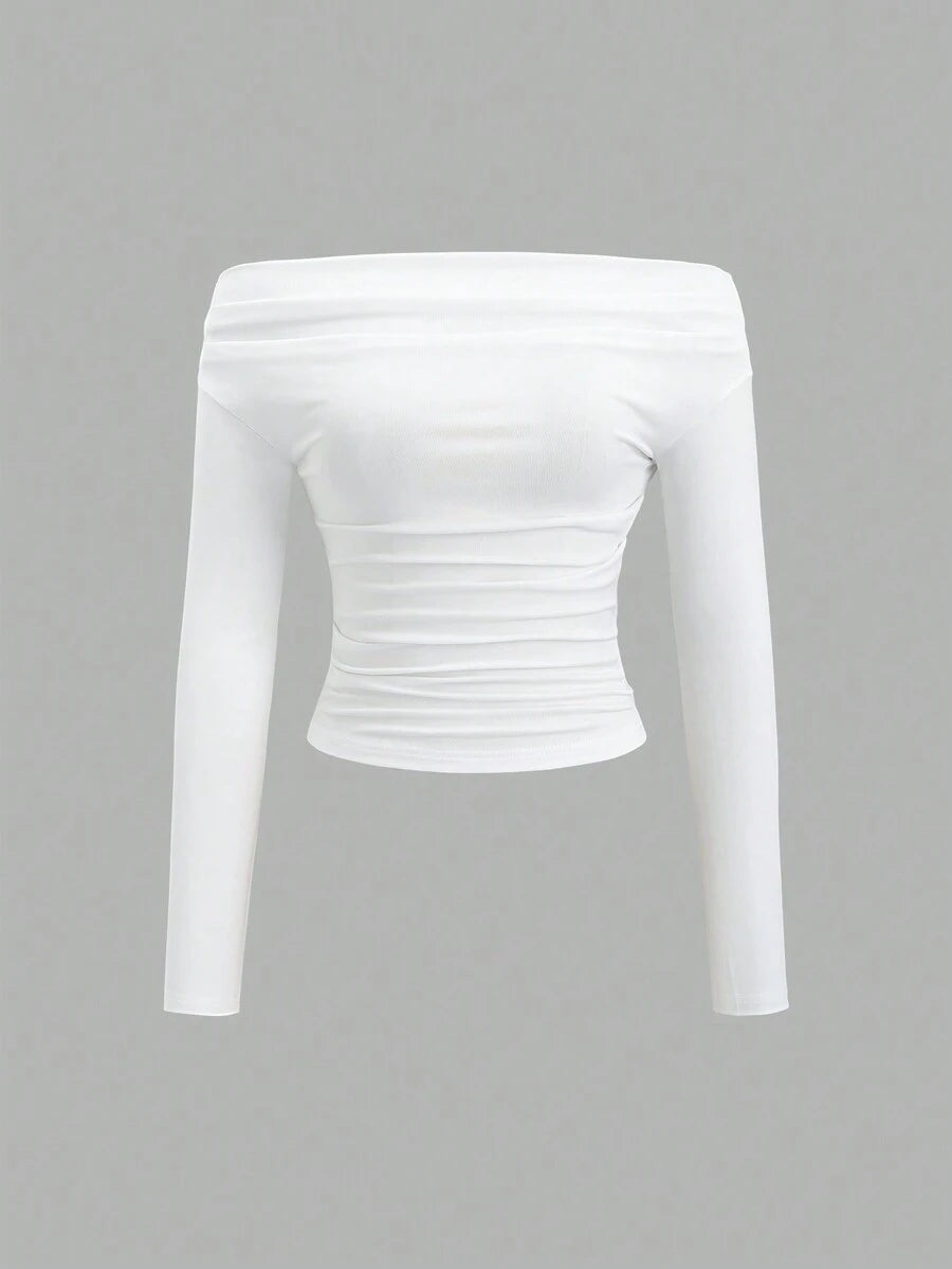 Maya Triple Off-Shoulder Top