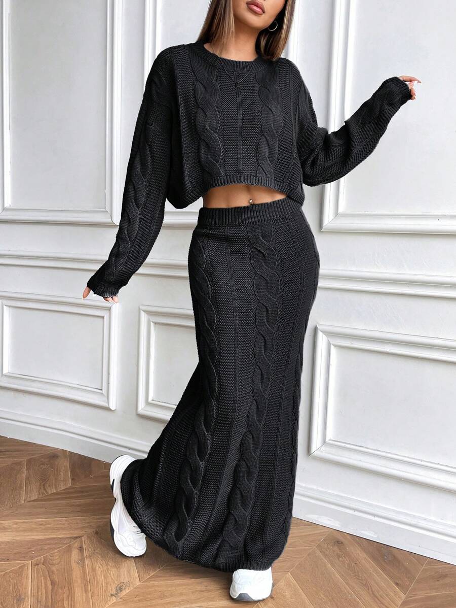 Sahara Knit Skirt Set