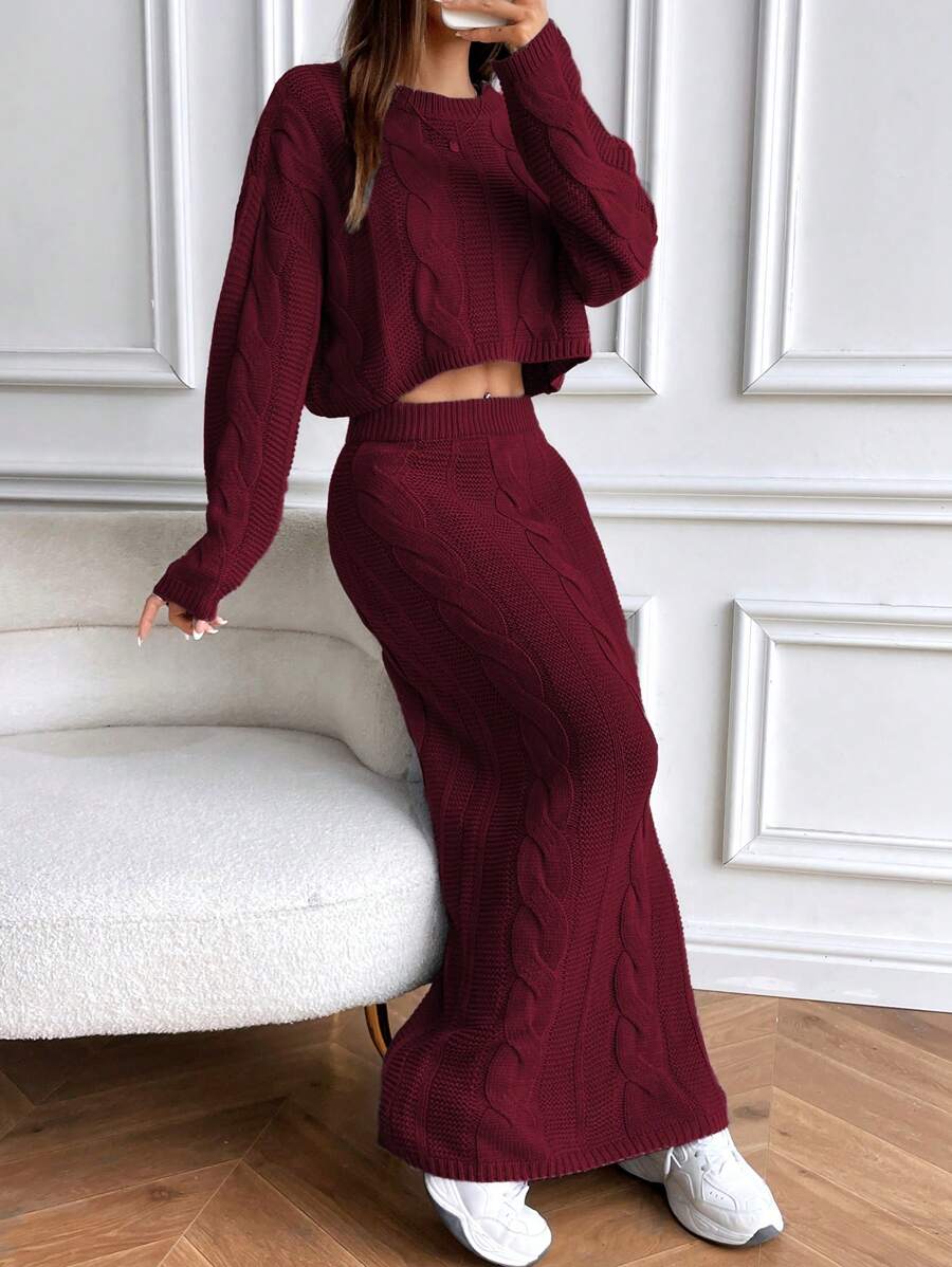 Sahara Knit Skirt Set