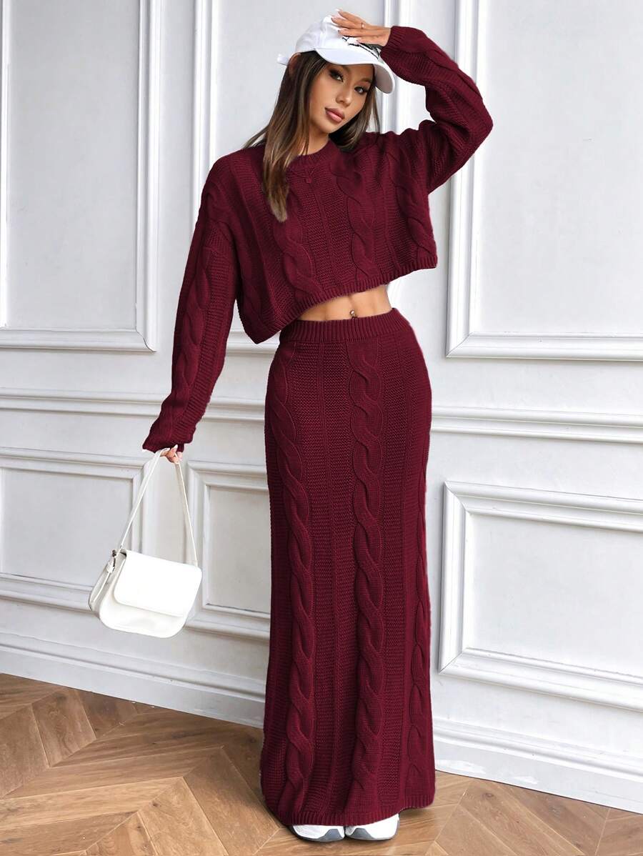 Sahara Knit Skirt Set