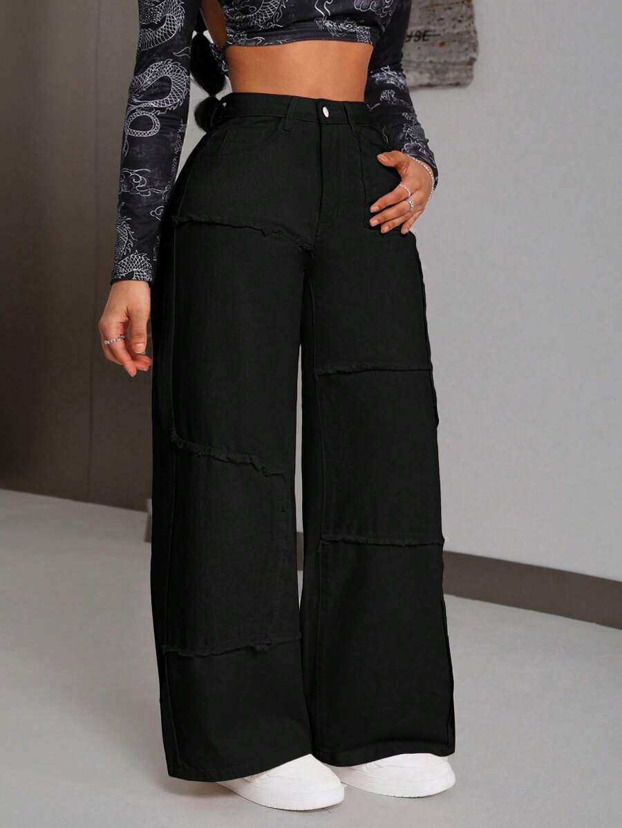 Isolide Wide Leg Jeans (SLIM)