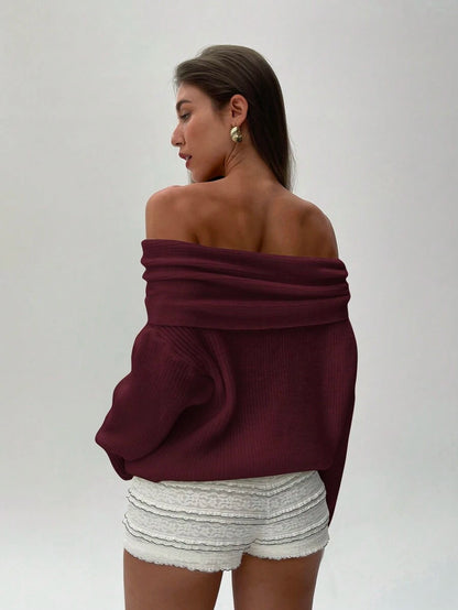 Rafiya Off Shoulder Sweater