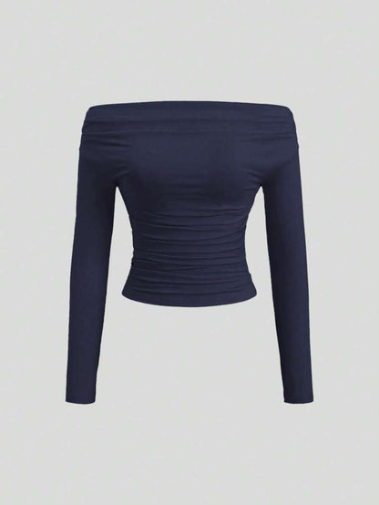 Maya Triple Off-Shoulder Top