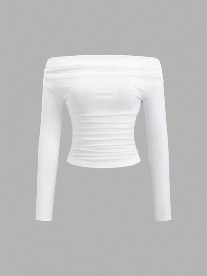Maya Triple Off-Shoulder Top
