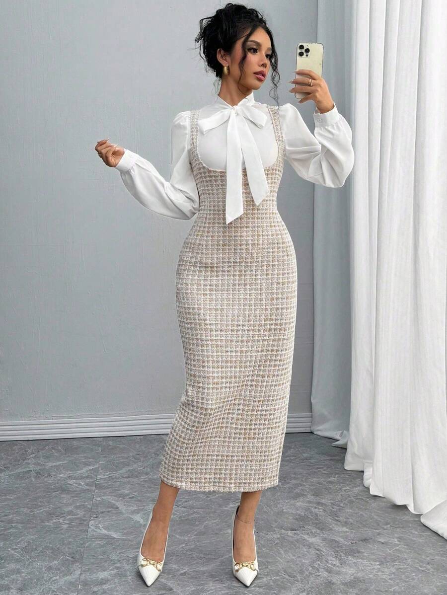 Fayza French-Style Dress Set