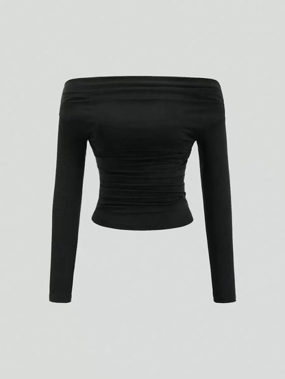 Maya Triple Off-Shoulder Top