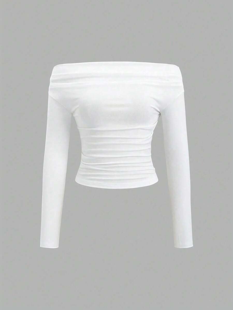 Maya Triple Off-Shoulder Top