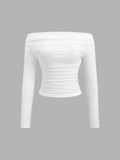 Maya Triple Off-Shoulder Top