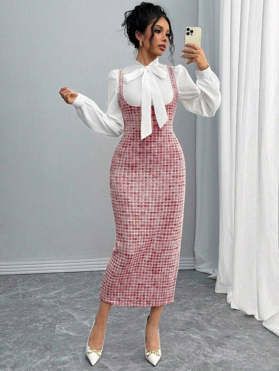 Fayza French-Style Dress Set