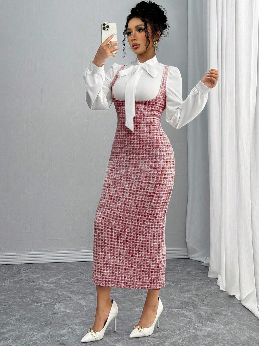 Fayza French-Style Dress Set