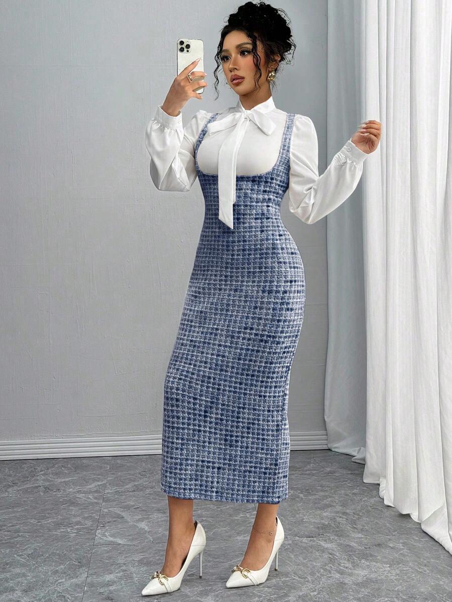 Fayza French-Style Dress Set