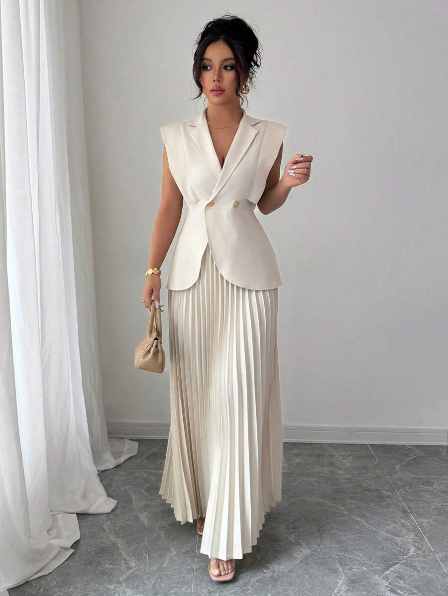 Celeste Ruffle Skirt Suit