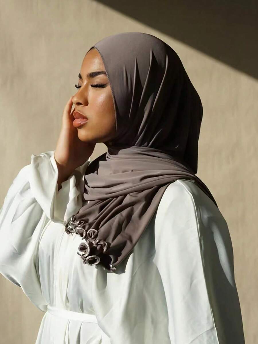 Frill Trimmed Scarf