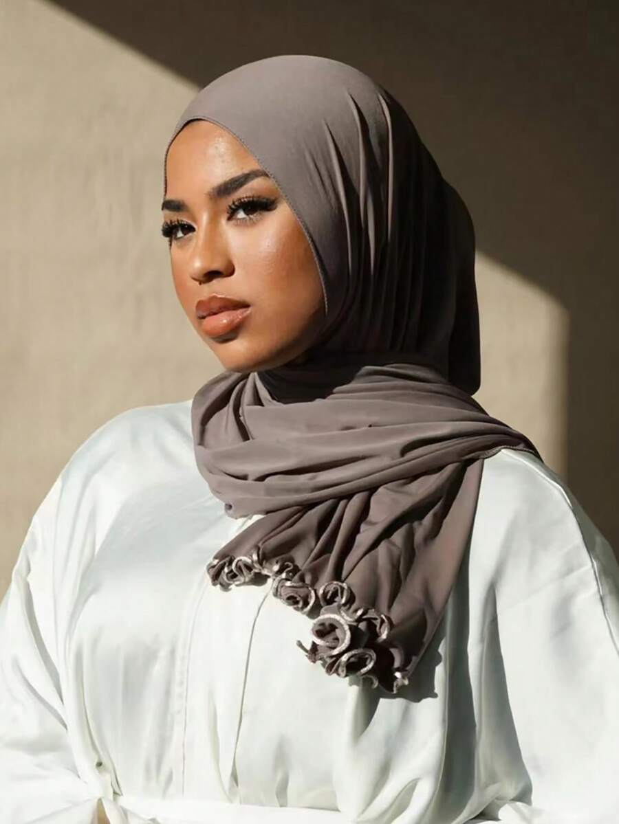 Frill Trimmed Scarf
