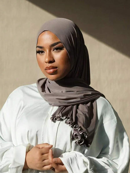 Frill Trimmed Scarf