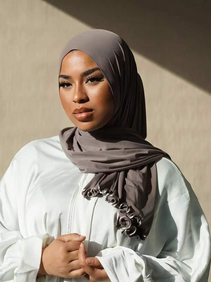 Frill Trimmed Scarf