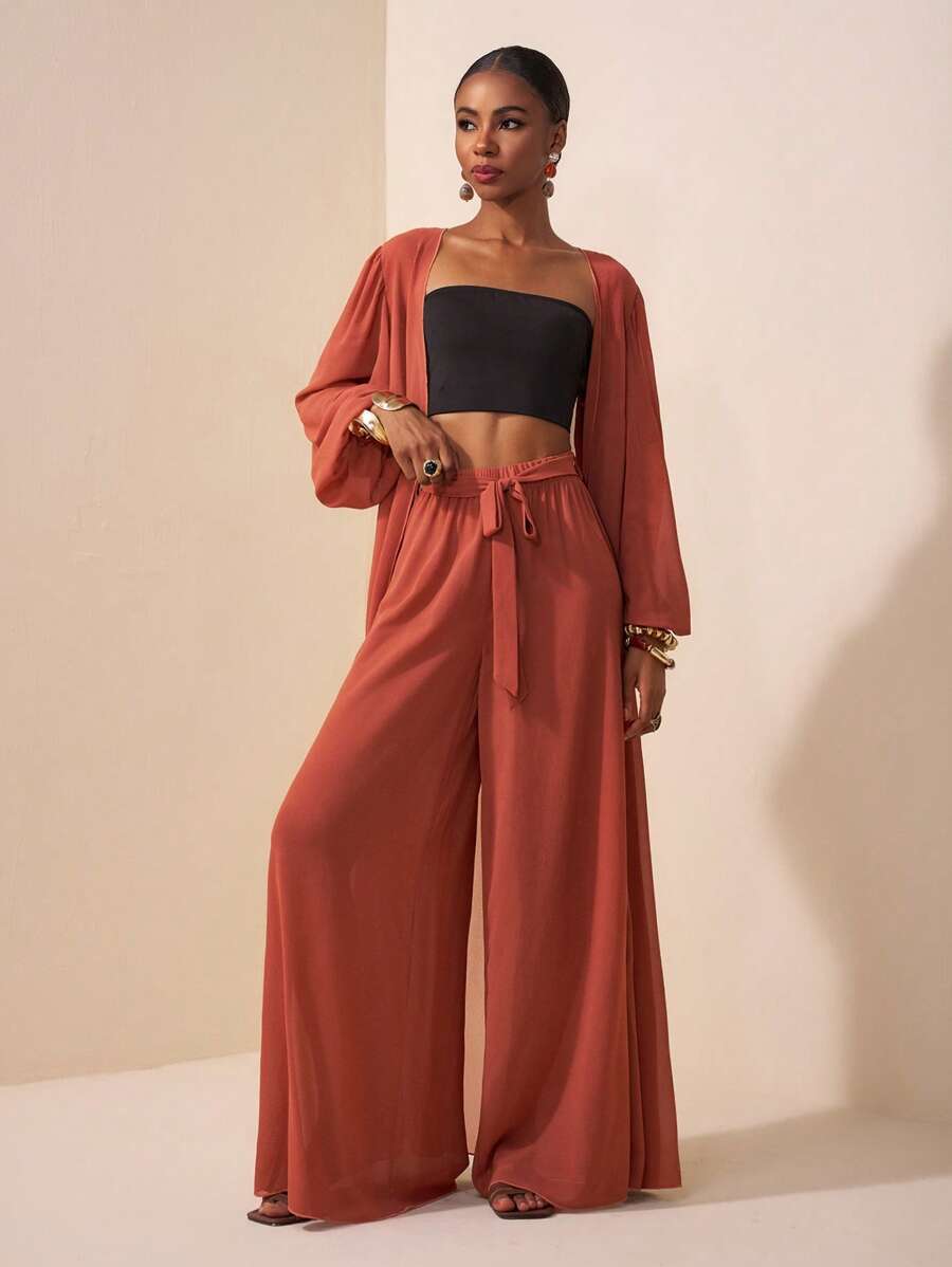 Daniah Chiffon Pant Set