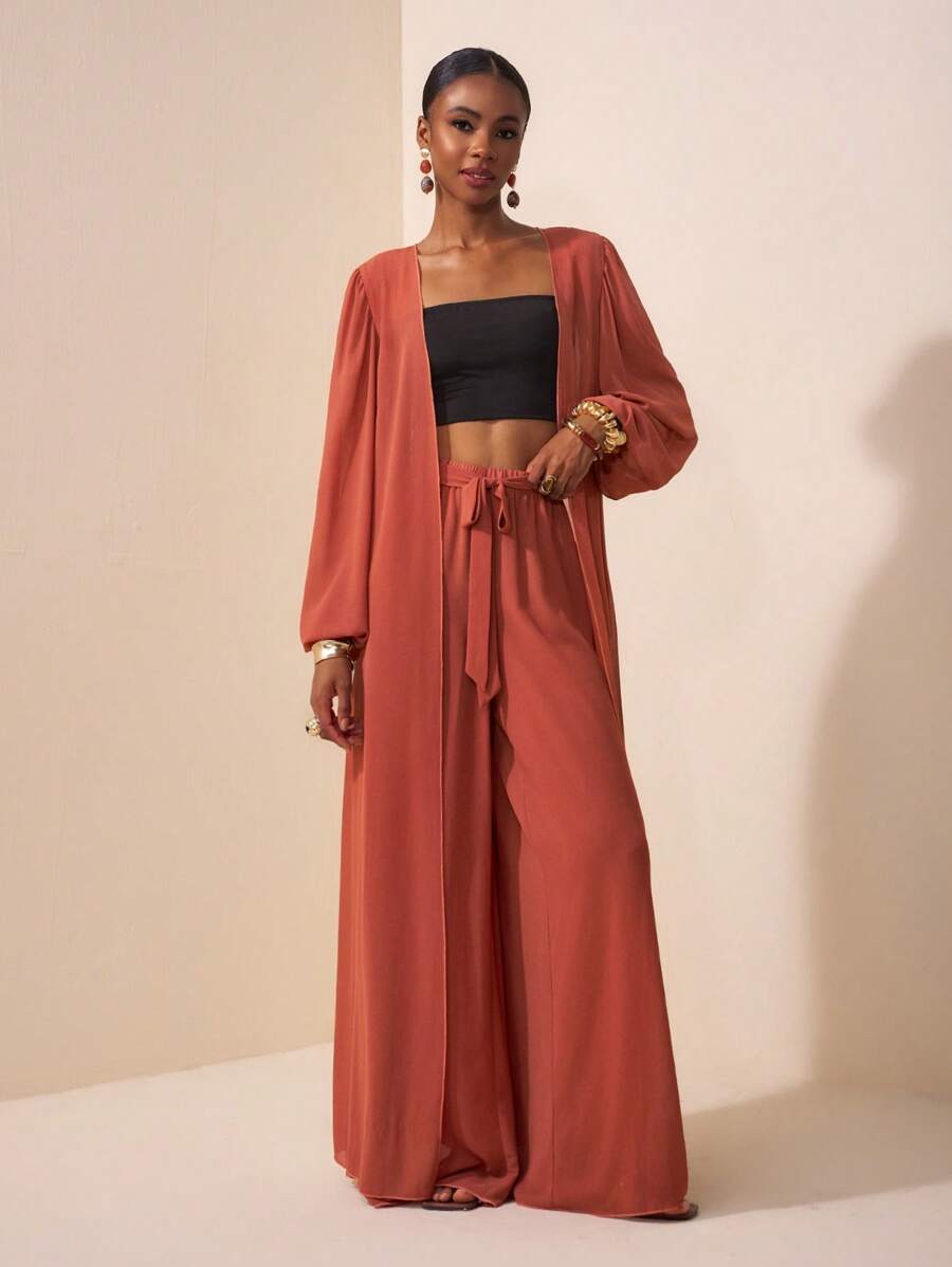 Daniah Chiffon Pant Set
