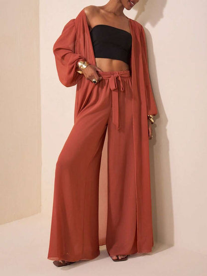 Daniah Chiffon Pant Set