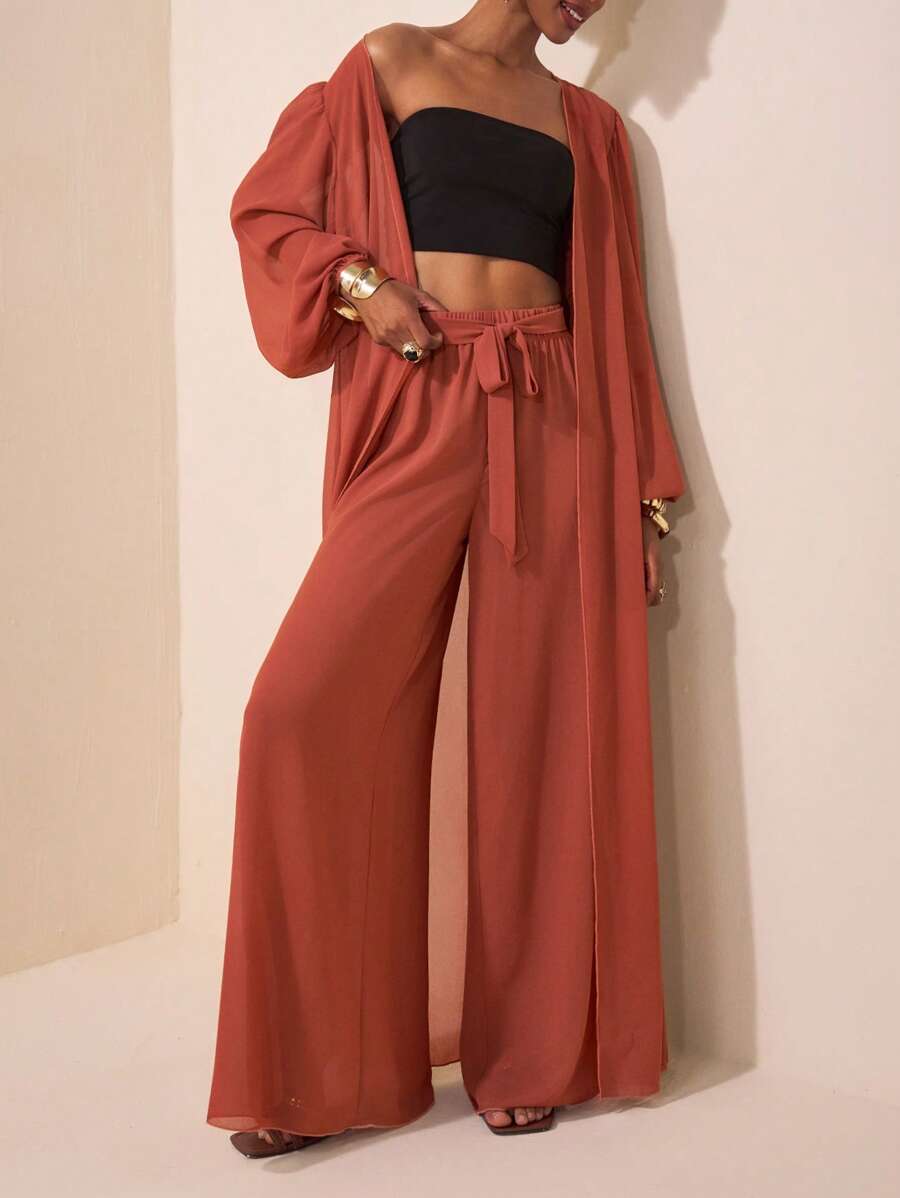 Daniah Chiffon Pant Set