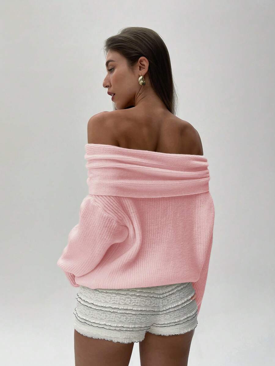 Rafiya Off Shoulder Sweater
