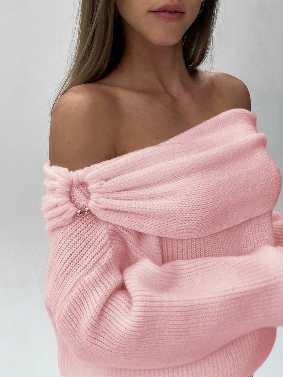 Rafiya Off Shoulder Sweater