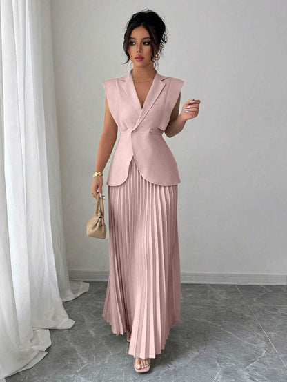 Celeste Ruffle Skirt Suit