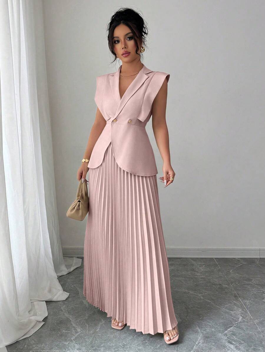 Celeste Ruffle Skirt Suit