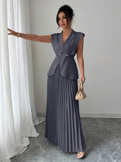 Celeste Ruffle Skirt Suit