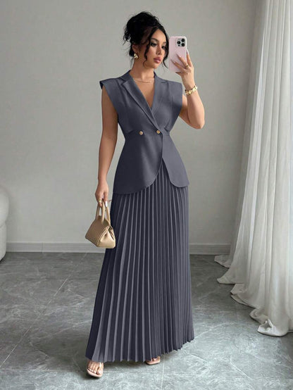 Celeste Ruffle Skirt Suit