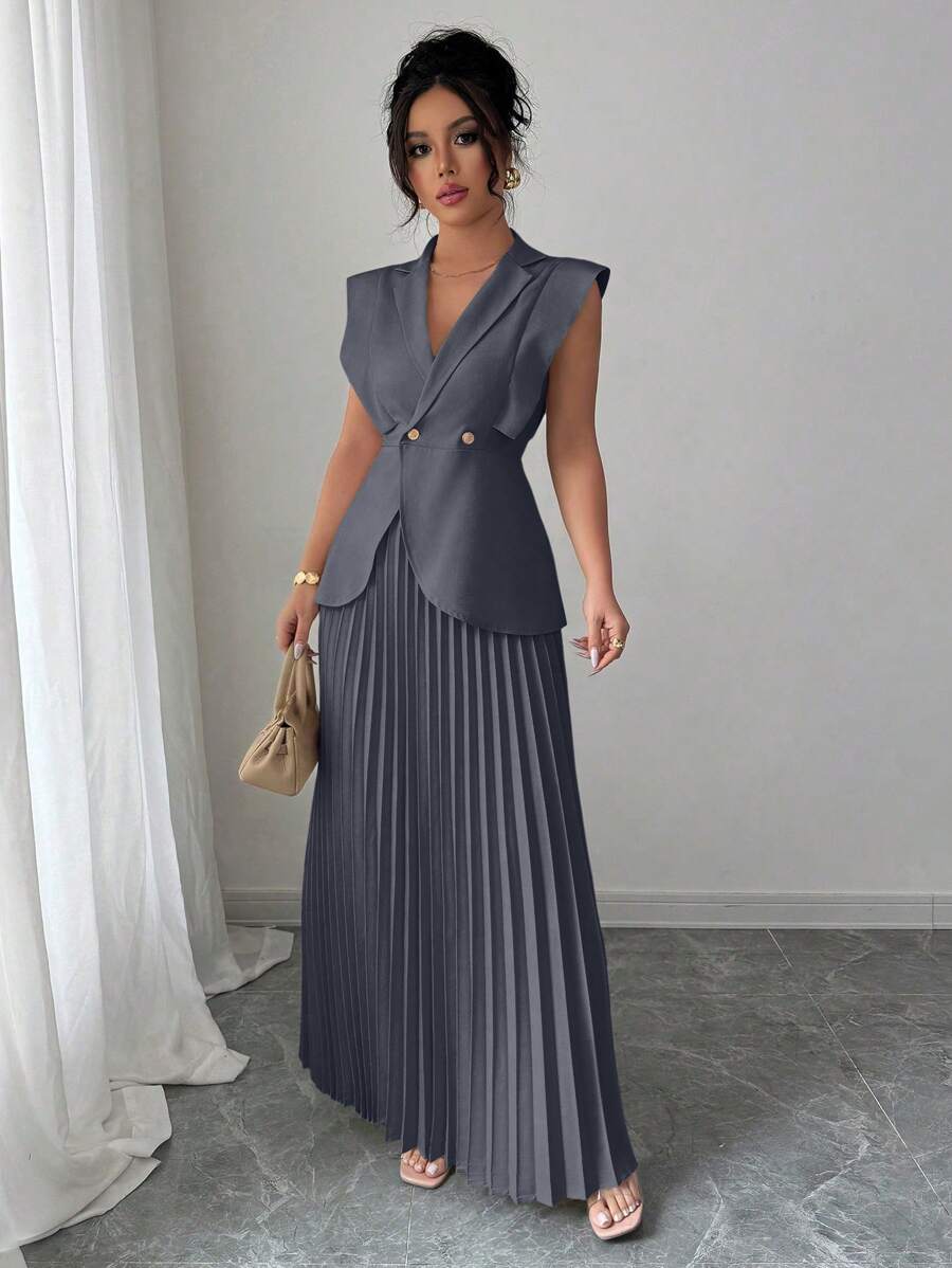 Celeste Ruffle Skirt Suit