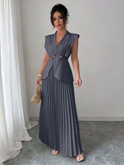 Celeste Ruffle Skirt Suit