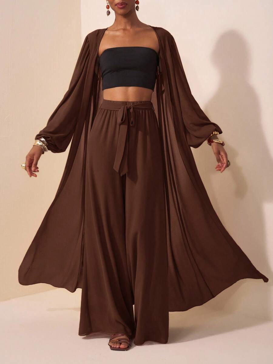 Daniah Chiffon Pant Set